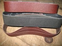 Econaway Abrasives BASIC ALUMINUM OXIDE 2X28 9 Piece Assorted Grit Abrasive Belt Kit-Fits Eastwood Sander