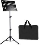 Adjustable Sheet Music Stand Lightweight Metal Desktop Book Stand with Portable Carrying Bag, Projector Stand, Tripod Bible Book Tablet Stand