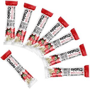 Diablo Yoghurt & Muesli Bar - Strawberry | No Added Sugar | Sweetened with Maltitol| Breakfast Bars | Diabetic Friendly Hamper Available - Perfect for Gifting | 1 Bar 30g (Pack Of 8)