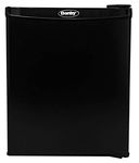 Danby DAR010A1BDB 1 Cu.Ft. Mini Fridge, For Desks, Work From Home Office, Bedroom, Bathroom, Small Compact Refrigerator In Black With Ultra Quiet Silencer