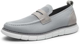 Bruno Marc Men's Slip-on Casual Lightweight Breathable Loafers,Size 12,Grey,SBLS2404M