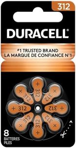 Duracell Easy Tab Hearing Aid Batteries Size 312 (16 batteries)