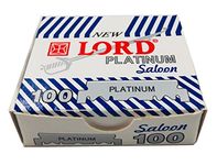 Lord Platinum Single Edge Razor Blades, 100 blades