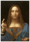 Poster Leonardo Da Vinci “Salvator Mundi” 16.53inch×11.69inch/42㎝×29.7㎝(A3)【Made in Japan】＜fine Art Paper Print＞Print on a Thick Sheet of Paper Painting Wall Art