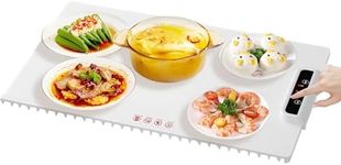 Portable Electric Warming Tray - Foldable Silicone Heating Mat, Space Saving Heating Mat | Electric Heating Trays with Rapid Heat Transfer, Keep Food Warm for Buffet Serving Restaurant Parties