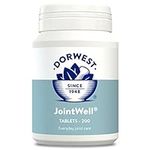 Dorwest JointWell 200 Tablets for Dogs & Cats – Natural Dog Supplements to Support Joint Mobility and Comfort, with Glucosamine, Chondroitin, Zinc, Vitamin C and Hyaluronic Acid