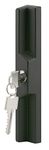 Prime-Line Products C 1041 Sliding Door Outside Pull with Key, Black Diecast