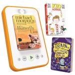 voxblock Kids Audio Book Player | Internet-Free, Screen-Free & Portable Kids Story Box | Older Listeners Starter Pack - Includes 3 Kids Audio Books