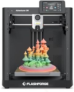 FLASHFORGE Adventurer 5M 3D Printer: 600mm/s High-Speed, Auto Bed Levelling, Quick-Change Nozzle, 220x220x220mm PEI Build Plate for Rapid Prototyping & Makers