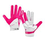 Grip Boost Peace Football Gloves Pro Elite - Adult Sizes (Pink, XX-Large)