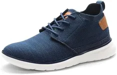 Bruno Marc Mens Mesh Fabric Fashion Sneakers Casual Oxfords Lightweight Breathable Versatile Walking Shoes, Dark/Blue - 12 (Zero-01)