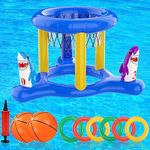 Pool Floats Toys Games Set, 2-in-1 