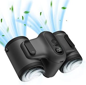 ICEBIRDS Portable Waist Clip Fan New Personal Belt & Outdoor Body Fan, 10000mAh Rechargeable Battery Powered Hanging Neck Fan, Super Strong Airflow, 3 Speed for Outdoor Workers, Hiking