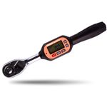 KUSAM-MECO KM-NGM-30 Mini Digital Torque Wrench (0.9-30 N.m) | ±2% Precision | LED & Buzzer Alert | 1/4" Drive | Digital Torque Tool for Automotive, Bike & Machinery Maintenance