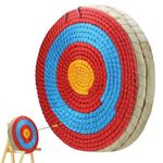 Fiita Archery Target 3 Layers Straw Archery Target,Arrow Target for Recurve Bow Longbow or Compound Bow Round Arrow Target for Outdoor Hunting Shooting Practice