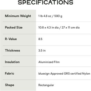Nemo Tensor Extreme Conditions Sleeping Pad, Long Wide 76x25 – Black/Citron