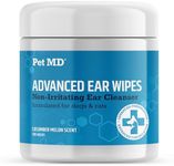 Pet MD Cat and Dog Ear Cleaner Wipe