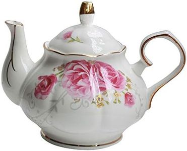 Jomop Tea Pot Handmade Ceramic Flowers (Pink)