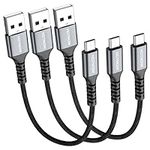 HOTNOW 0.5ft Micro USB Cable 6 inch