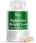 Nighttime Fat Burner Supplements - Appetite Suppressants for Weight Loss - Women & Men, Sleep & Relaxation - Metabolism Booster Weight Loss Pills 30