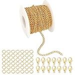 Forise 30 Feet Necklace Chains 3mm 
