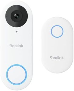 Reolink 5MP Sonnette Vidéo PoE Caméra avec Chime, Vue 3:4 Tête aux Pieds, Audio Bidirectionnel, Détection Colis/Personne, Étanche, Alertes Intelligentes, Compatible NVR (Filaire, Version 2024)