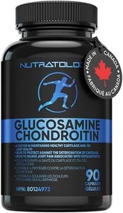 Glucosamine Joint Supplement with Chondroitin, MSM & Turmeric - Joint Pain Relief Supplements - 1500MG Glucosamine - Supports Healthy Joints & Cartilage - 90 Capsules