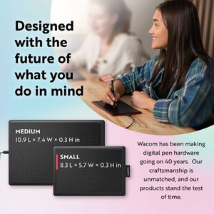 Wacom One Small Drawing Tablet – Compact Digital Art Pad