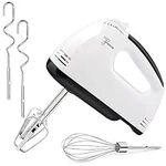 Hand Mixer Electric New 7-Speed Mixers for Baking, Stainless Steel Electric Hand Whisk, Electric Whisk Hand Mixer, Electric Whisk for Baking,Handheld Cake Mixer