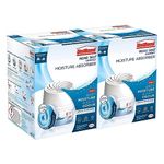 Unibond AERO 360 Compact Moisture Absorber Ultra-Absorbent Dehumidifier Helps to Prevent Condensation Mould and Musty Smells, 1 Device incl. 1 Refill Tab 450g in each box, Bulk Buy 2 Pack