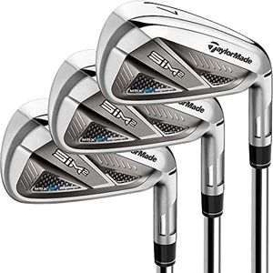 TaylorMade Golf SIM 2 MAX IRON SET MENS RIGHT HAND STEEL STIFF 5-PW, AW