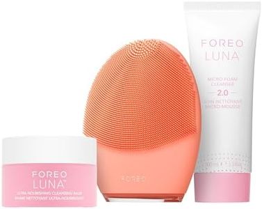 FOREO LUNA 4 Gesichtsreinigungsbürste Set - Gesichtsreinigungsbürste für ausgeglichene Haut + LUNA Micro-Foam Cleanser 2.0, 100 ml + Reinigungsbalsam, 15 ml - Gesichtsmassagegerät - Porenreiniger