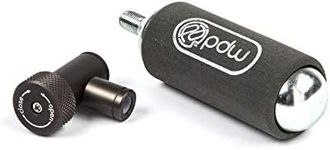 Portland Design Works Fatty Object CO2 Inflator: Includes 38g CO2 and Insulated Sleeve, Space Gray