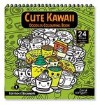 Zen Sangam Cute Kawaii Doodles Colouring Book for Kids and Beginners – 24 Unique Daily Object Doodles : Book – 2