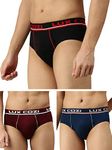 Lux Cozi Briefs for Men - Soft, Breathable Pure Cotton Fabric (Assorted Combo Pack of 3 Pack) (Color May Vary)