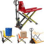 SWADESI KRAFTS Hydraulic 1.5 Ton High Lift Hand Pallet Truck For Wearhouse, Factory Operation Lifting Height 800mm Fork length1150 Fork Width 540 Hand Pallet Truck |Safe Load 410kg with Nylone WheelA2