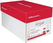 Office Depot® 3-Hole Punched Multi-Use Printer & Copy Paper, 10 Reams, White, Letter (8.5" x 11"), 5000 Sheets Per Case,