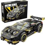 Technology Sports Car Building Kit for for Lambo Speed Champions EVO, 360PCS Supercar Racing Car Model Construction Kits, Technology Car Building Kit for Adults Teens Kids Compatible with Major Brands