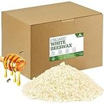 YASNAY White Beeswax Pellets 5LB, 1