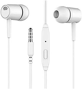 DVTECH� Earphones with Microphones Clear Sound Noise Isolating in Ear Headphones, Stereo Ear Lead for Cell Phones, Smartphones, Laptop,Tablet (Black)