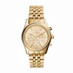 Michael Kors Stainless Steel Lexington Analog Gold Dial Women's Watch-Mk7378