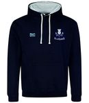 Super Lemon Scotland Rugby Team Hoodie – Unisex Pullover Sweatshirt – Supporter Gear for Rugby Fans – Comfortable and Warm Apparel for Six Nations Tournament (L) Navy