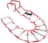 Emergency Escape Ladder Fire Ladder 2 Story Portable Safety Ladder with Anti-Slip Rungs, 15 Ft