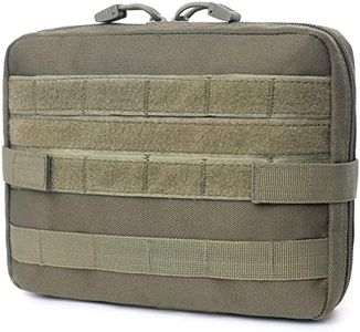 TRIWONDER Tactical Admin Molle Pouch Compact Utility Gadget Gear Tool Bag EDC Pouch Military EMT Organizer (Green)