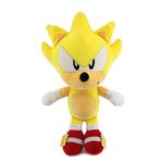 25cm/9.8in Sonic Plush, Cute Sonic Soft Doll, Sonic Stuffed Toy, for Fans (Super Sonic)