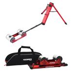 Feedback Sports Omnium Zero-Drive Portable Zero Resistance Bike Trainer,Red