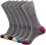 1SOCK2SOCK - Men's 6 Pack Bamboo Bl