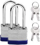 2 Pack Padlock with Keys, BetterJon