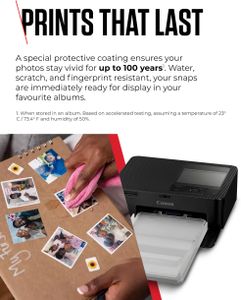 Canon SELPHY CP1500 Photo Printer – Compact Wireless, White
