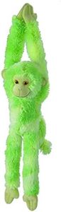 Wild Republic Green Hanging Monkey Plush, Stuffed Animal, Plush Toy, Gifts for Kids, Vibe, 22", Vibe Green,